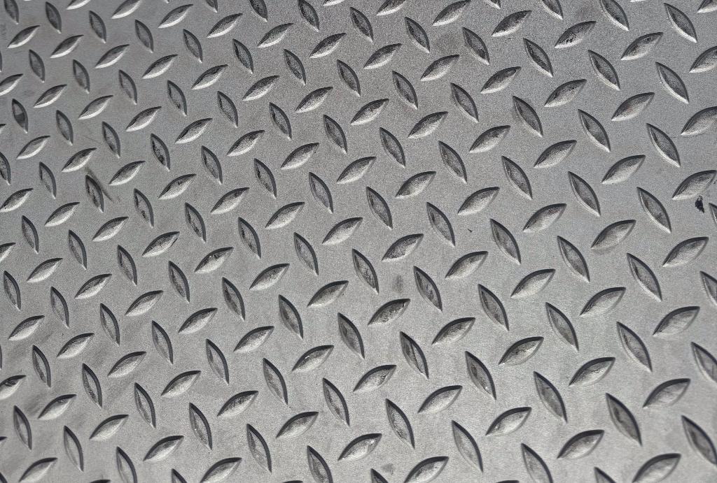 nouveaux restes de plaque à damier en acier inoxydable, Enlèvement, Inox