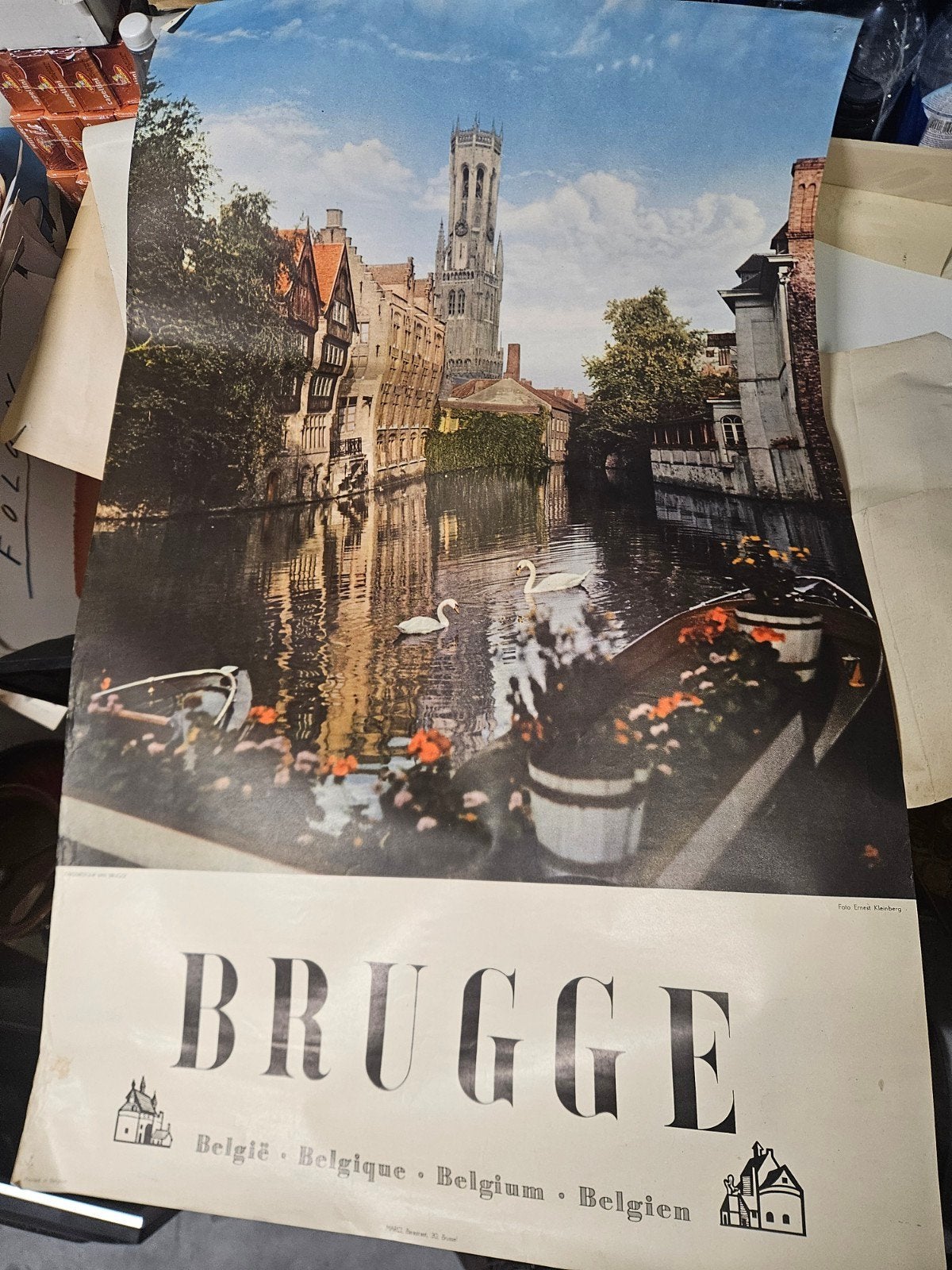 Affiche toerisme Brugge jaren 1950, Verzenden