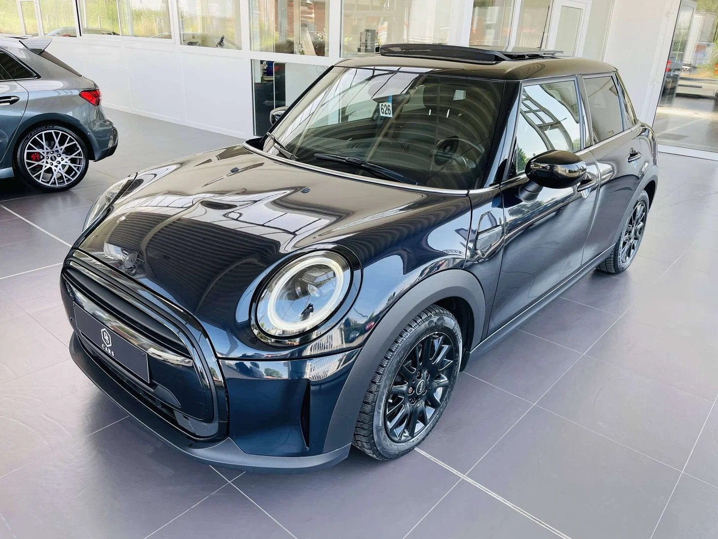 MINI Cooper 1.5iA * GARANTIE + TOIT PANO + LED + GPS + CUIR, Auto's, Mini, Gebruikt, Bedrijf, 5 deurs, Cooper
