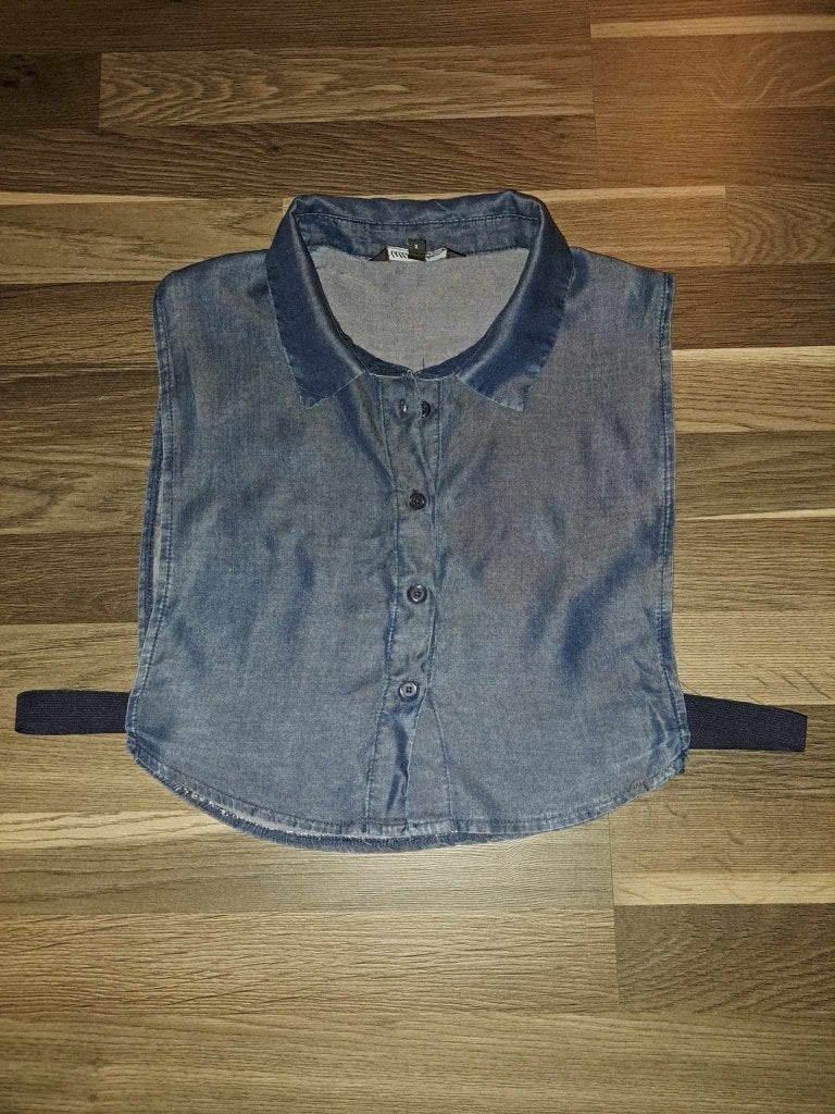 Los kraagje, Ulla Popken, zgan, Enlèvement ou Envoi, Comme neuf, Bleu