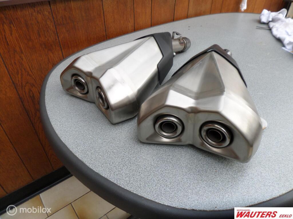 SET UITLAATDEMPERS KAWASAKI Z1000SX 2017-18, Motoren, Ophalen of Verzenden, Nieuw, KAWASAKI