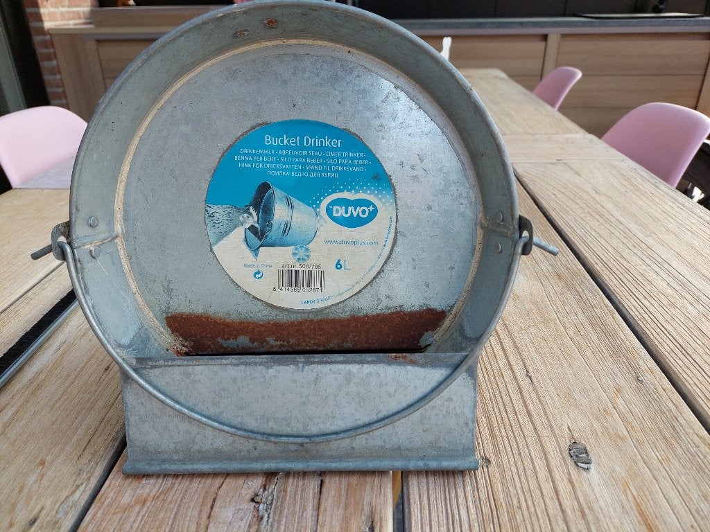 drinkemmer voor kippen, Dieren en Toebehoren, Ophalen of Verzenden, Zo goed als nieuw, Drinken en Voederen
