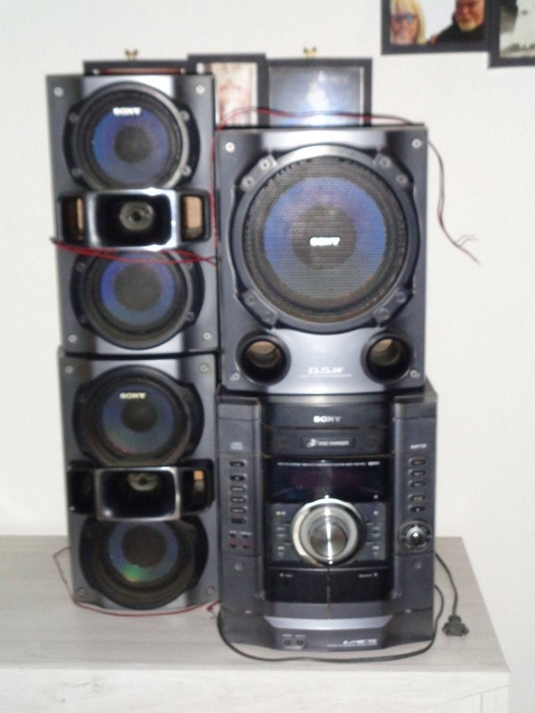 Chaîne Hifi Sony, Enlèvement, Utilisé, Deck cassettes ou Lecteur-enregistreur de cassettes, Sony