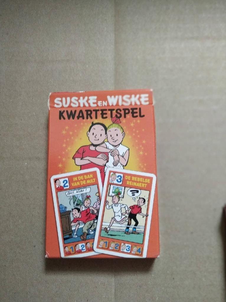 kwartet spel suske en wiske, Ophalen of Verzenden