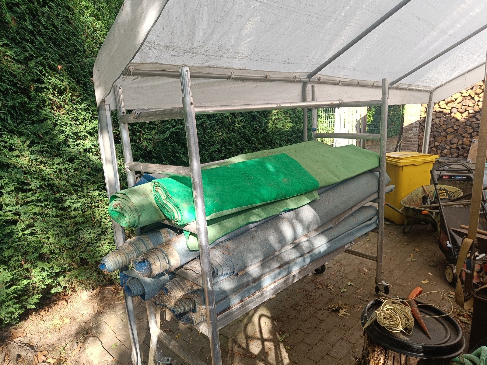 tapijt, Huis en Inrichting, Ophalen, Blauw, Tapijt