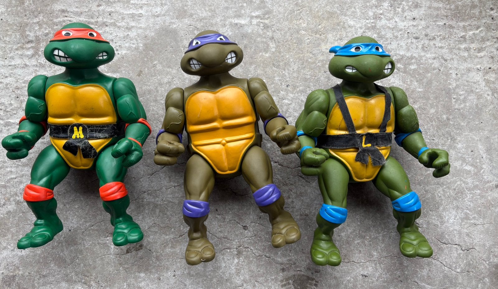 Giant Turtles set vintage, Ophalen of Verzenden, Gebruikt