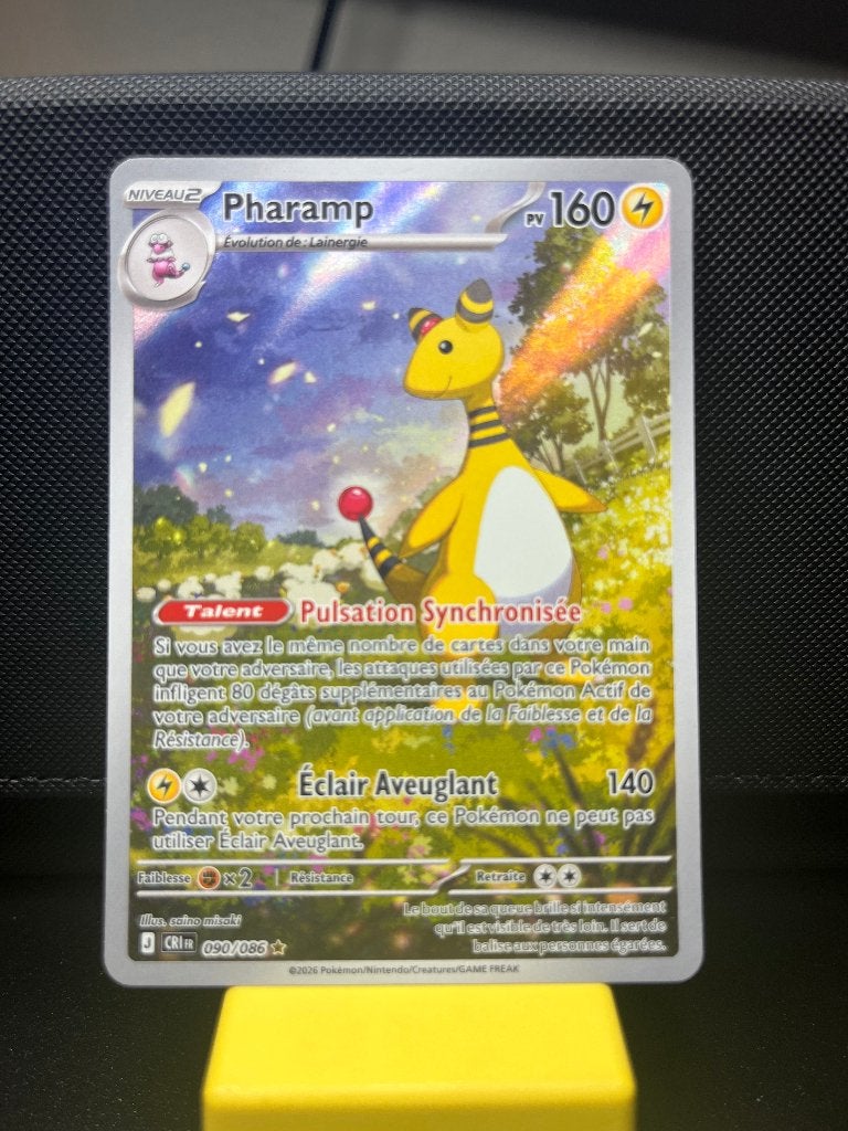 Pharamp 090/086 FR (carte pokémon), Enlèvement ou Envoi, Comme neuf, Cartes en vrac