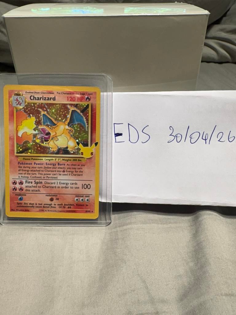 Charizard CEL BS 4, Hobby en Vrije tijd, Ophalen of Verzenden, Nieuw, Losse kaart