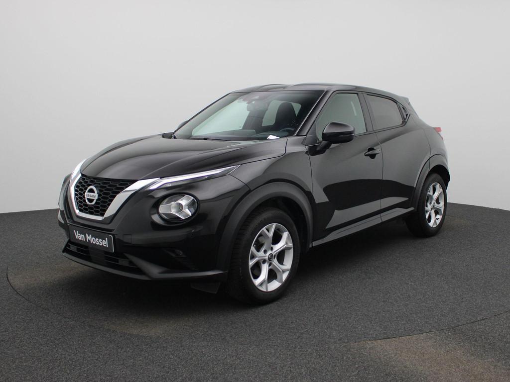 Nissan Juke 1.0 DIG-T 117 N-Connecta Camera | PDC V+A | Blue, Auto's, Nissan, Voorwielaandrijving, Stof, 1257 kg, Zwart