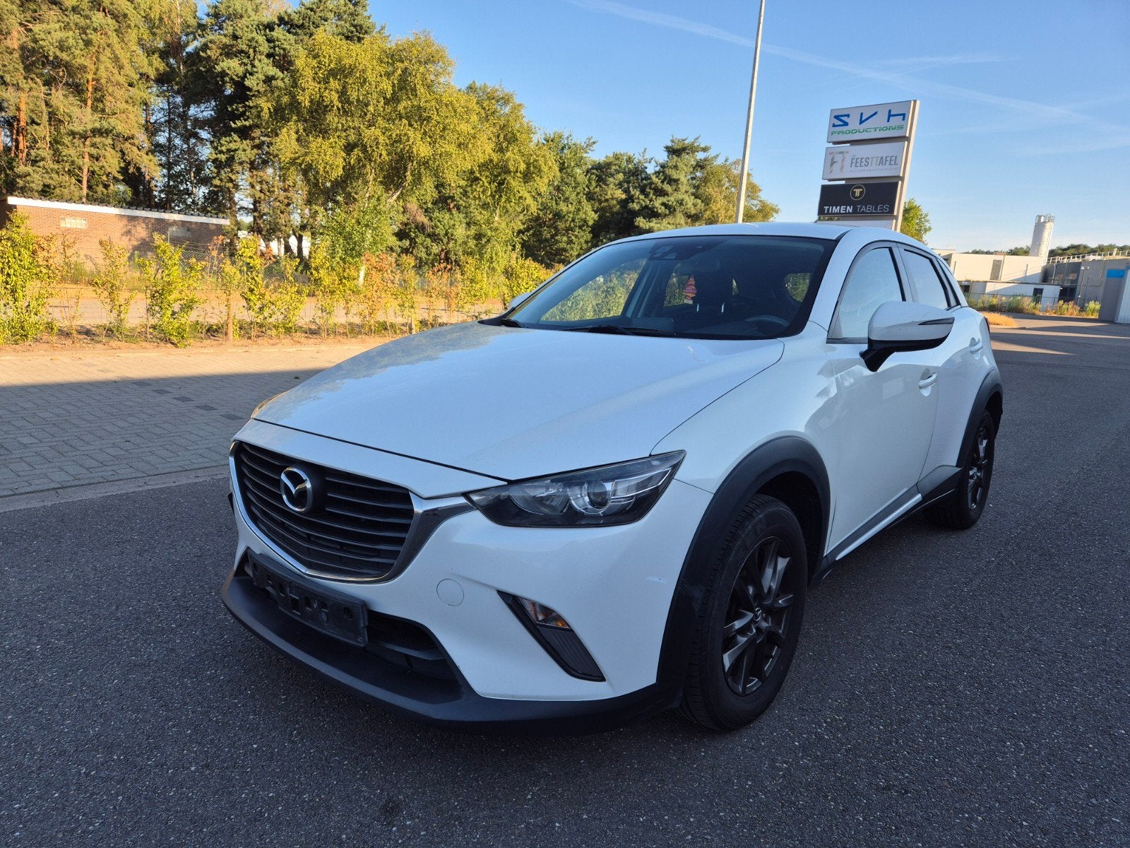 Mazda CX-3 1.5Di '16 export, Auto's, Voorwielaandrijving, Stof, 4 cilinders, Wit