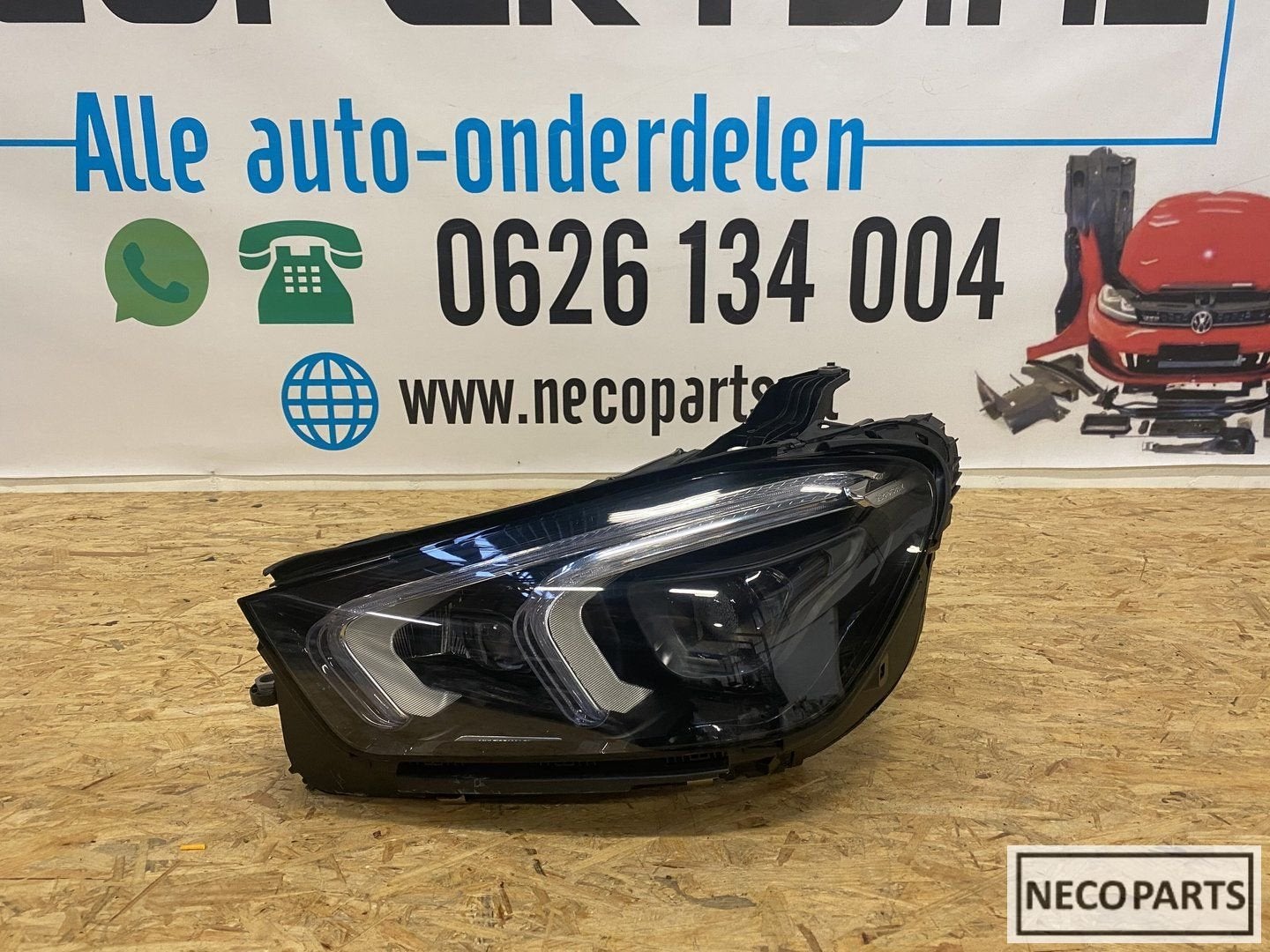GLE W167 VOL LED KOPLAMP LINKS ORIGINEEL A1679061600, Gebruikt, -, Ophalen of Verzenden, -