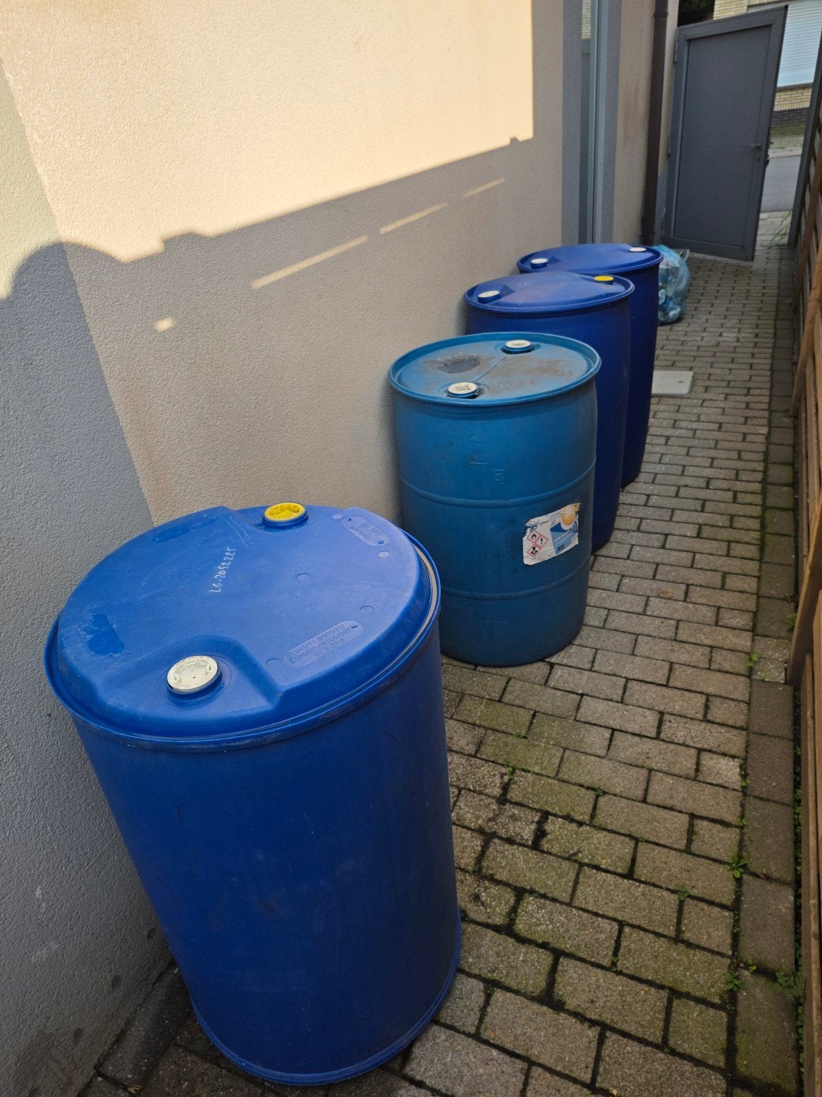 Blauwe tonnen 220l, 150 litres ou plus, Enlèvement, Utilisé, Synthétique