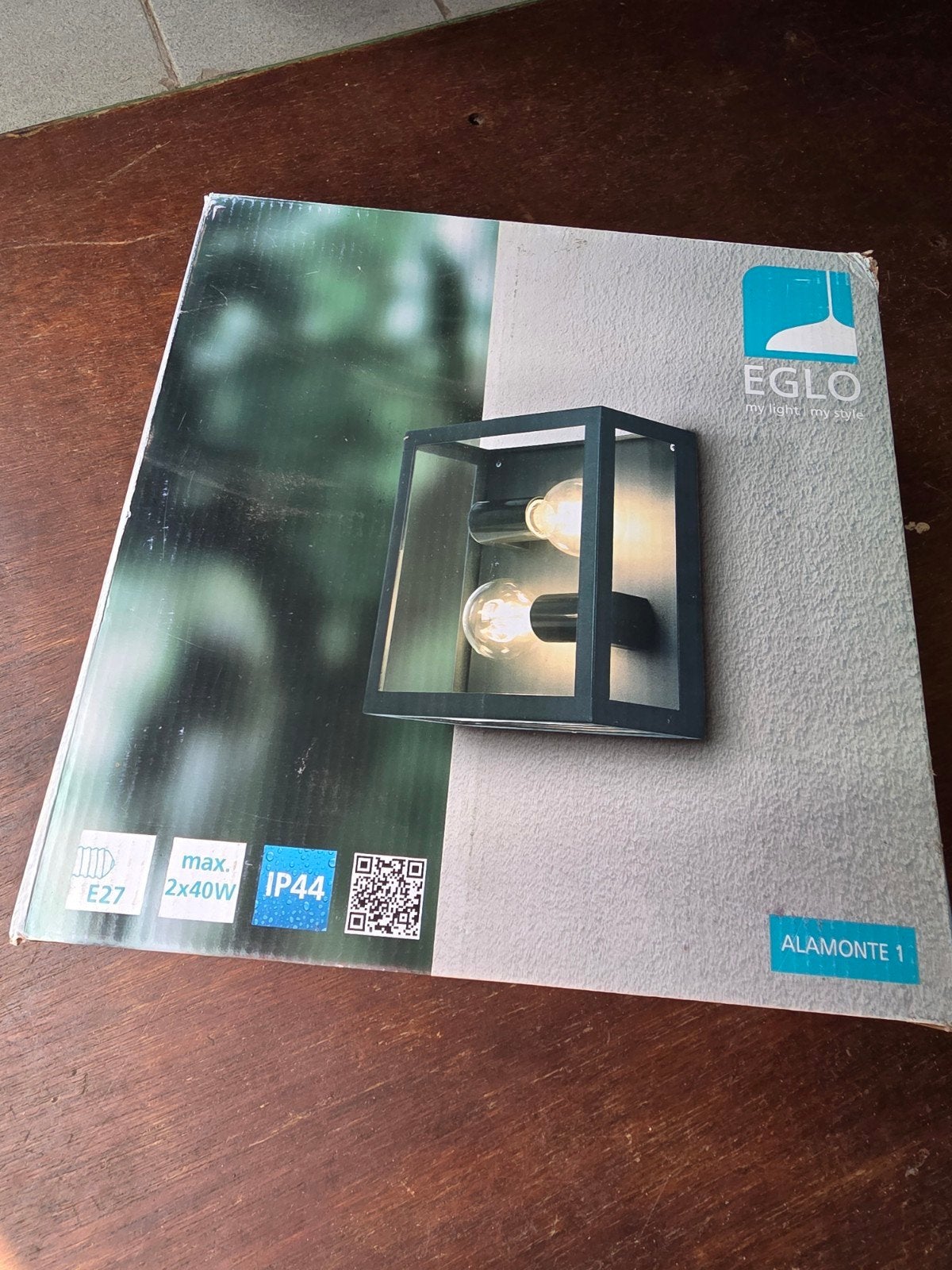 2x nieuw in doos buitenlamp Eglo, Ophalen