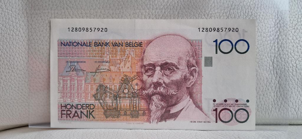 100 frank Beyaert - 1982 - A/Unc, Postzegels en Munten, Bankbiljetten | België, Verzenden, Los biljet