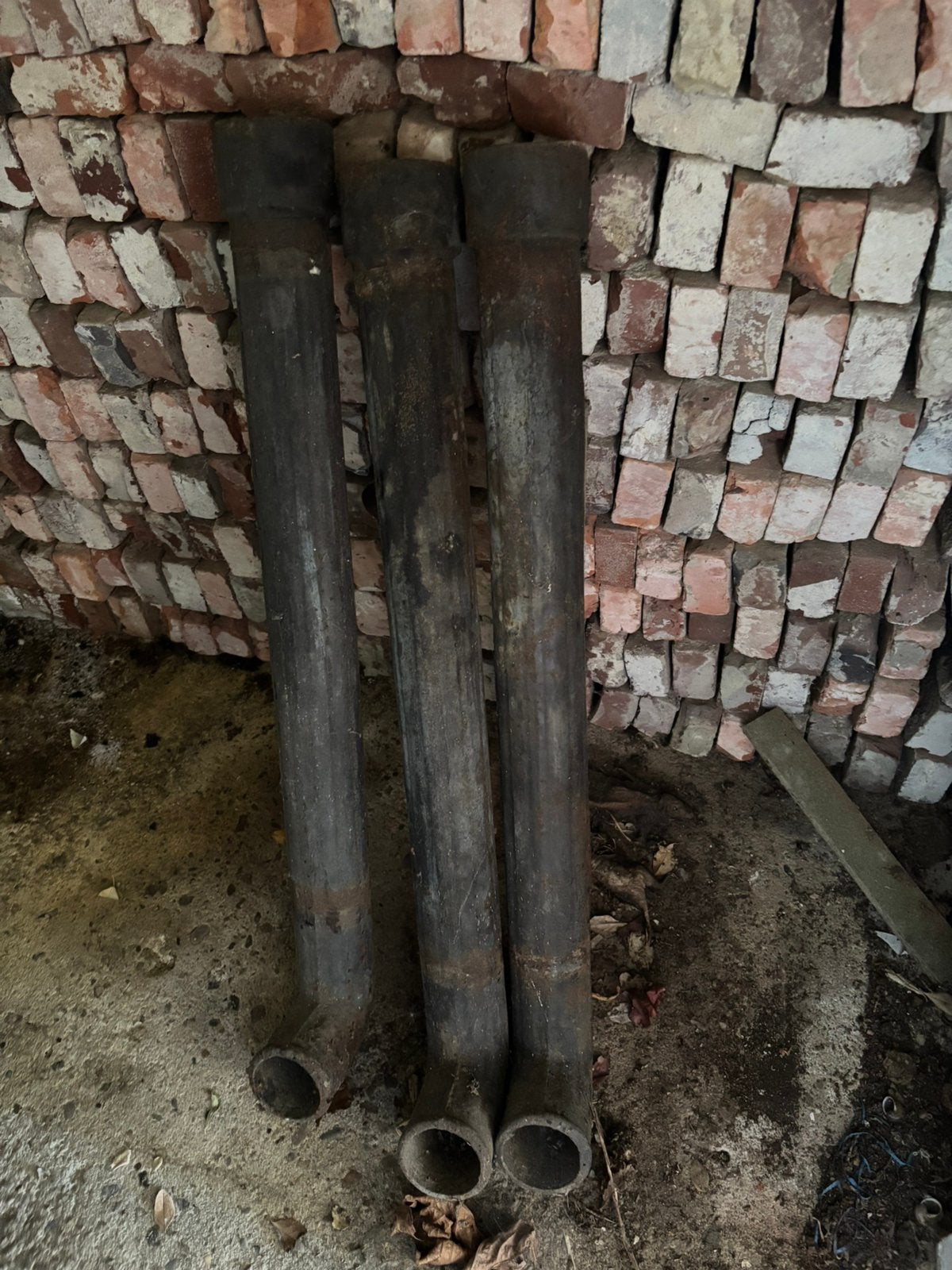 Afvoerbuizen gietijzer, 60 à 80 mm, 2 à 4 mètres, Buse droite, Enlèvement