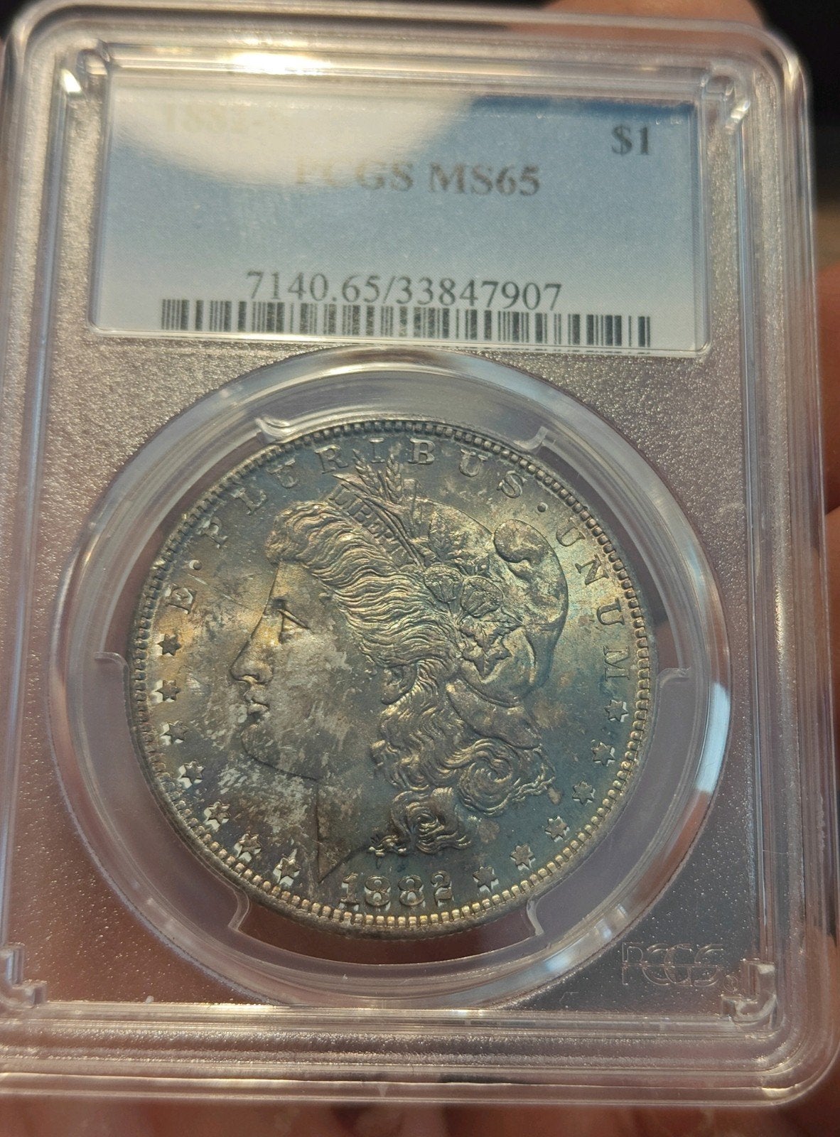 Morgan Dollar 1882 S, Ophalen of Verzenden