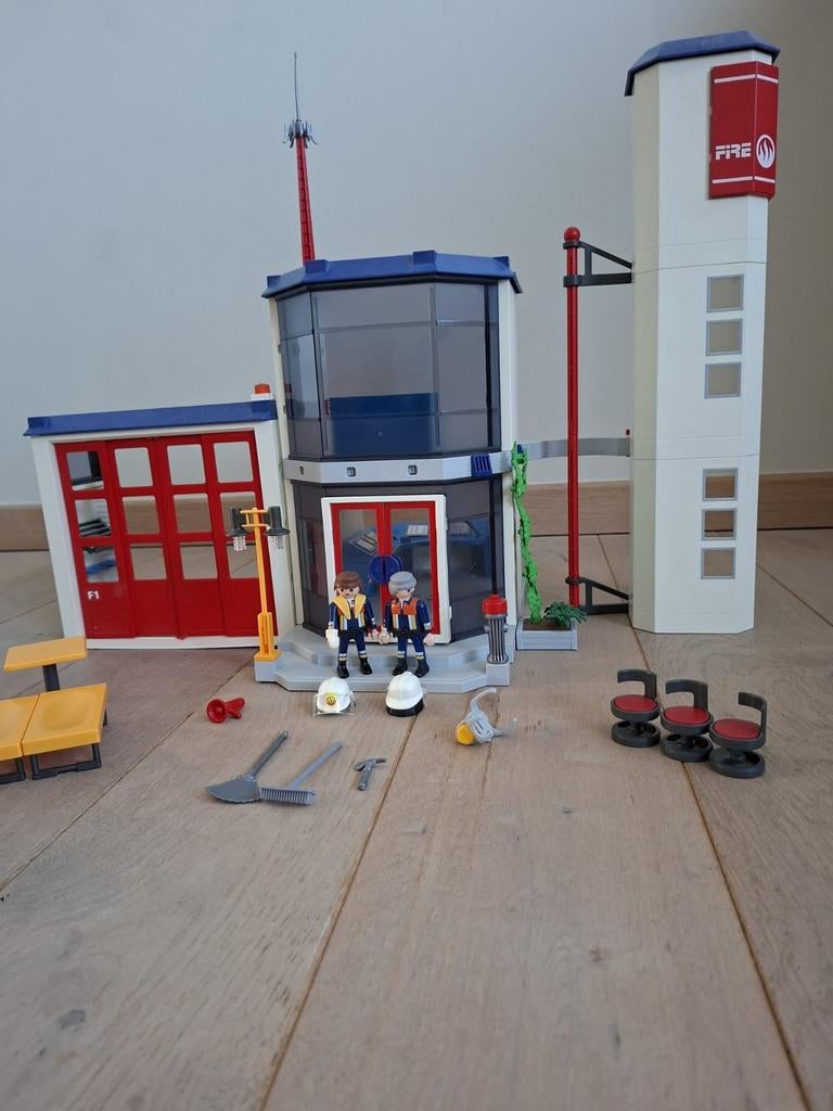 Playmobil brandweerkazerne, Kinderen en Baby's, Speelgoed | Playmobil, Ophalen