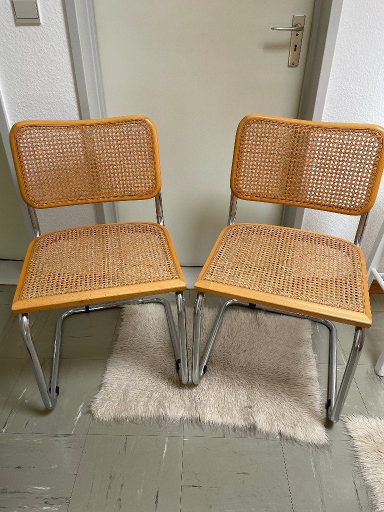 2 rotan stoelen, Ophalen, Gebruikt, Riet of Rotan, Twee