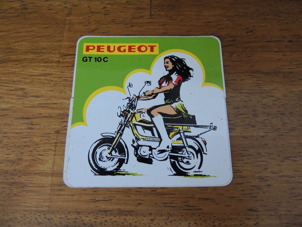 Brommer Peugeot GT 10 C Sticker, Verzenden, Zo goed als nieuw, Auto of Motor