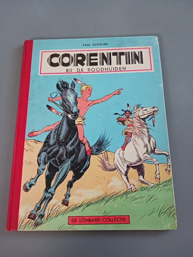 Corentin bij de Roodhuiden, HC 1ste druk, Boeken, Eén stripboek, Ophalen of Verzenden, Gelezen