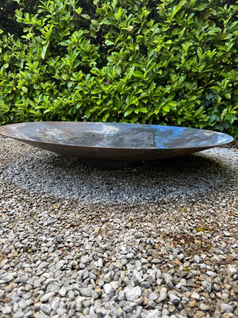 Brasero XL en acier Corten 120 cm, Enlèvement, Utilisé