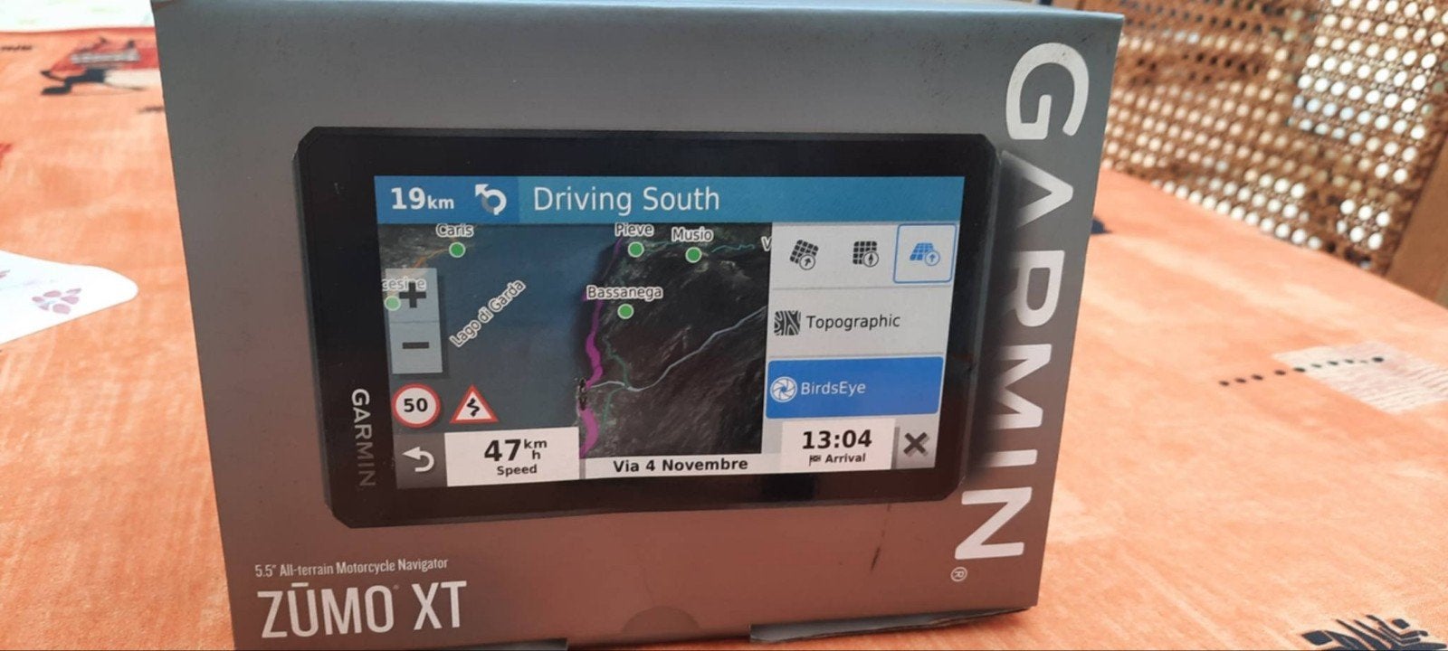 GPS MOTO GARMIN Zumo XT, Ophalen