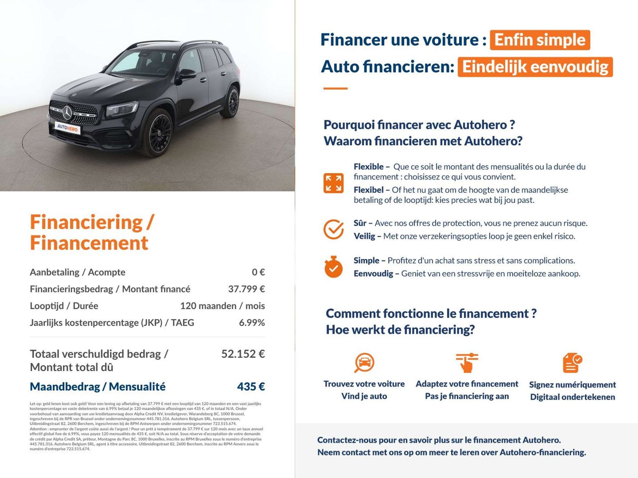 Mercedes-Benz GLB 180 GLB 180 Mild-Hybrid AMG Line, Auto's, Gebruikt, Lichtsensor, Zwart, 5 zetels