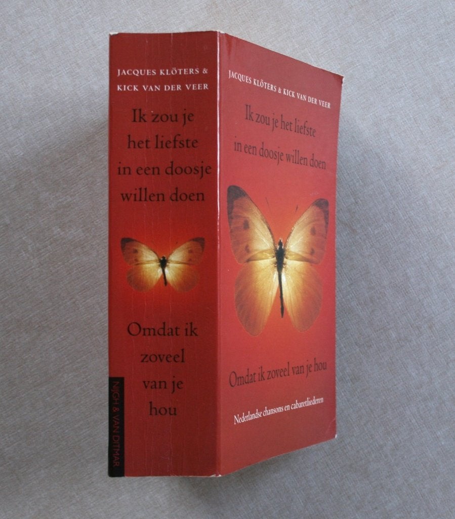 Nederlandse chansons en cabaretliederen. Ik zou je ..., Livres, Musique, Enlèvement ou Envoi, J. Klöters&K. van der Veer, Utilisé