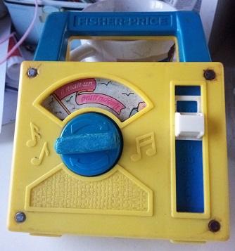 fisher price vintage radio à remonter il était un pt navire, Ophalen of Verzenden, Gebruikt, Overige typen, Met geluid