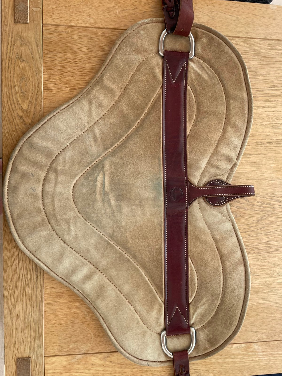 PAT PARELLI leather horse bear back pad., Dieren en Toebehoren, Ophalen