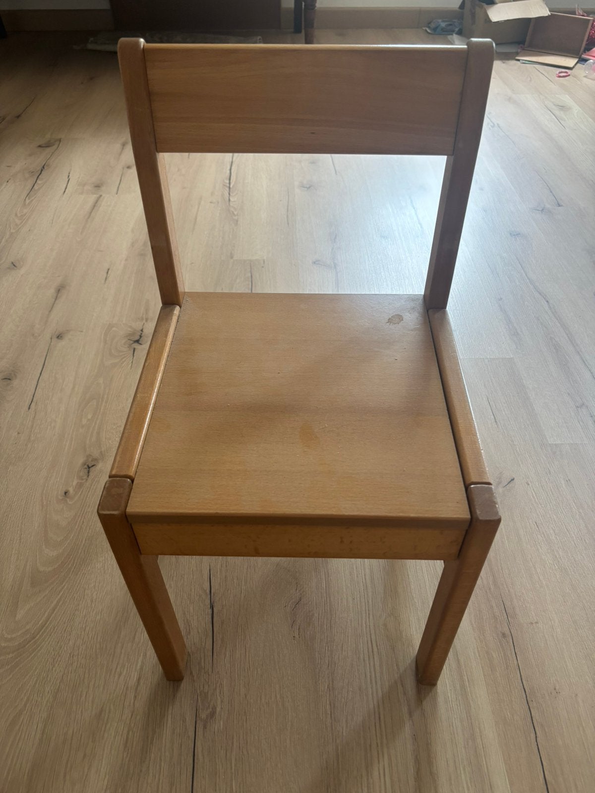 Houten stoeltje, Kinderen en Baby's, Kinderkamer | Tafels en Stoelen, Ophalen, Gebruikt, Stoel(en)