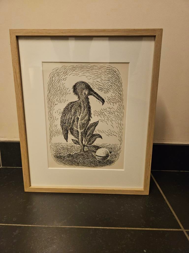René Magritte - Lithographie 1948, Enlèvement