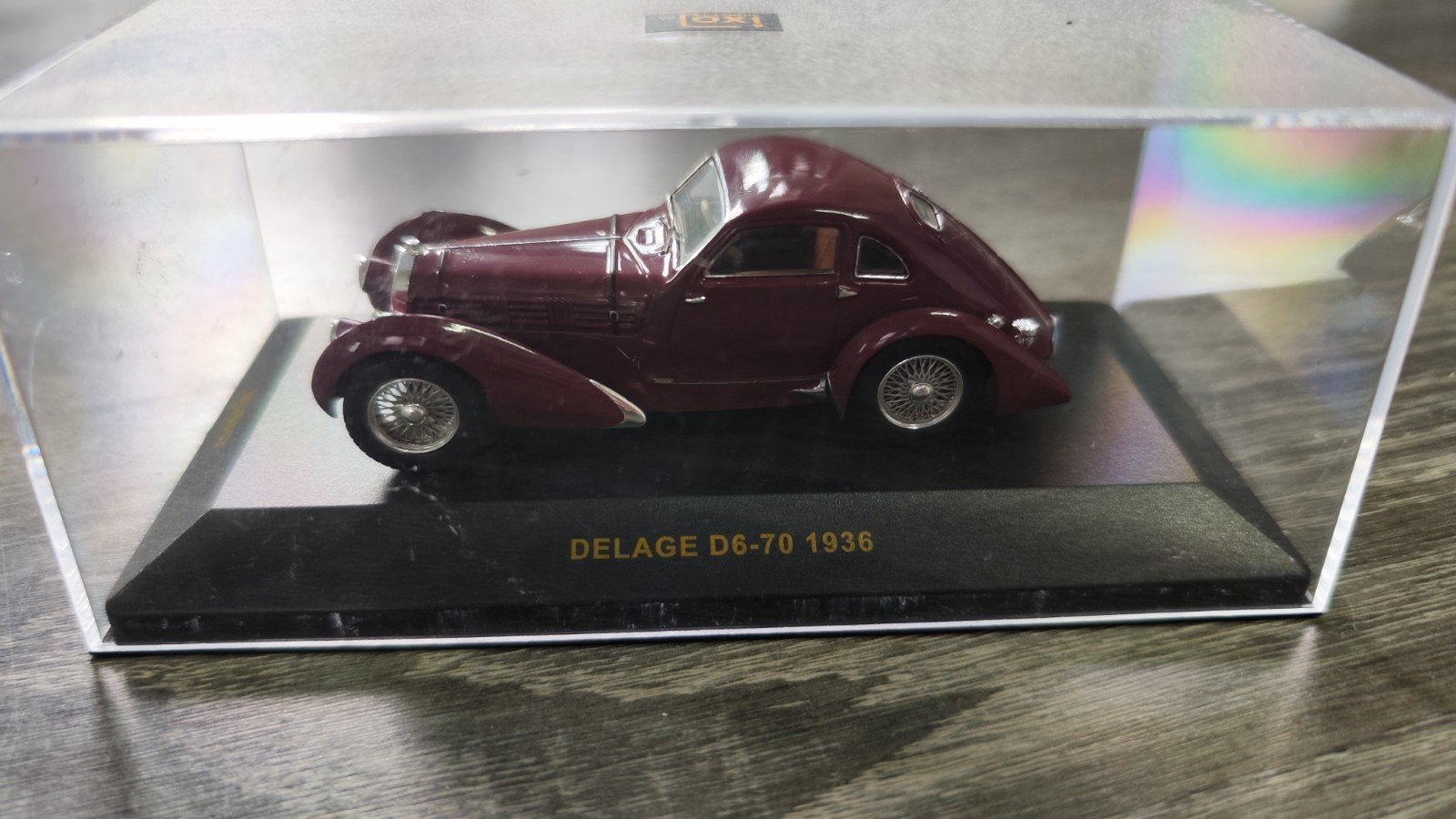 Delage D6-70 (1936) 1/43 - IXO-modellen (MUS057), Ophalen of Verzenden