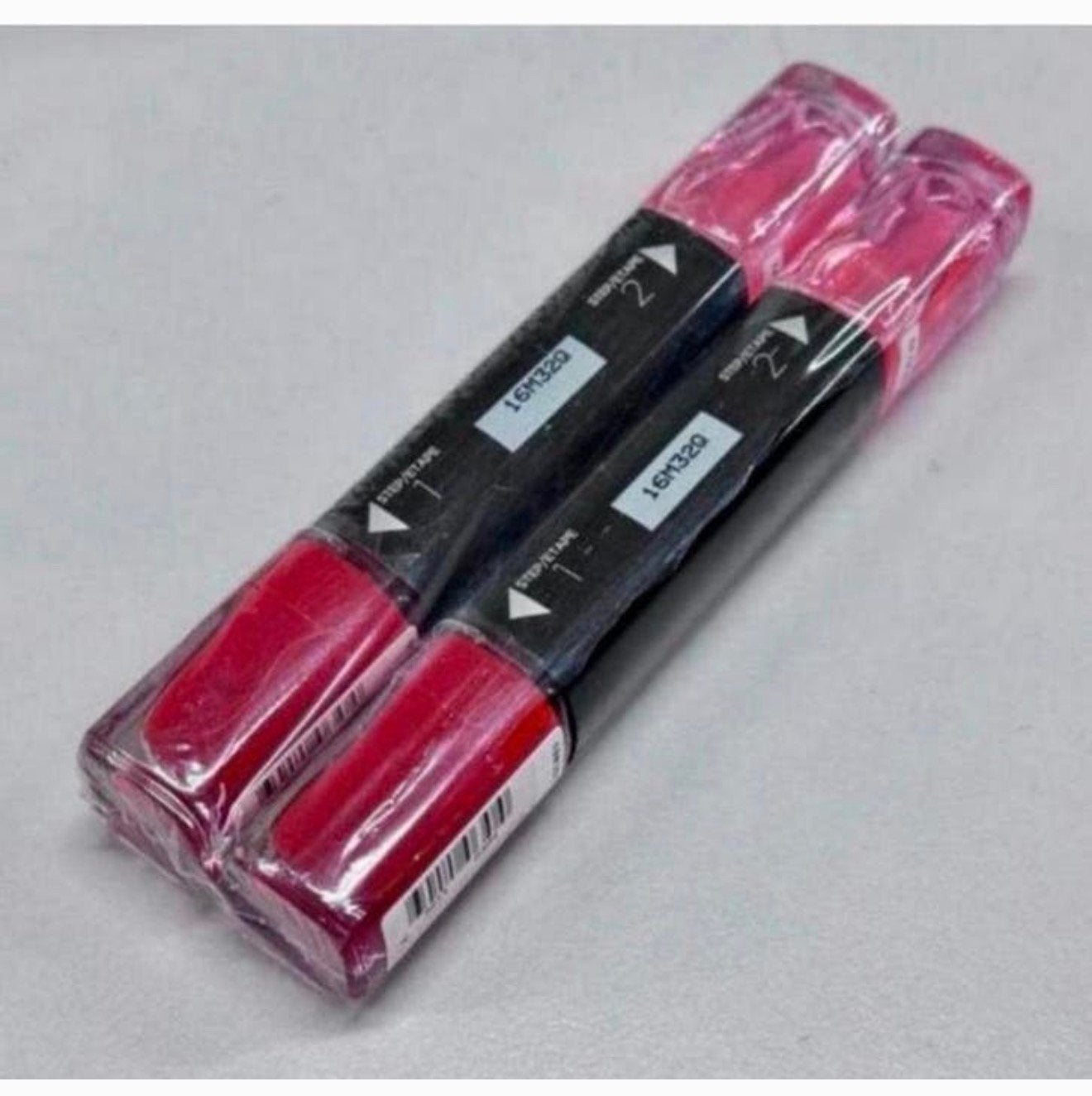 2X L’Oréal Paris Infallible Nail 6 Double Entendre Nagellak, Ophalen of Verzenden, Nieuw, Rood, Handen en Nagels