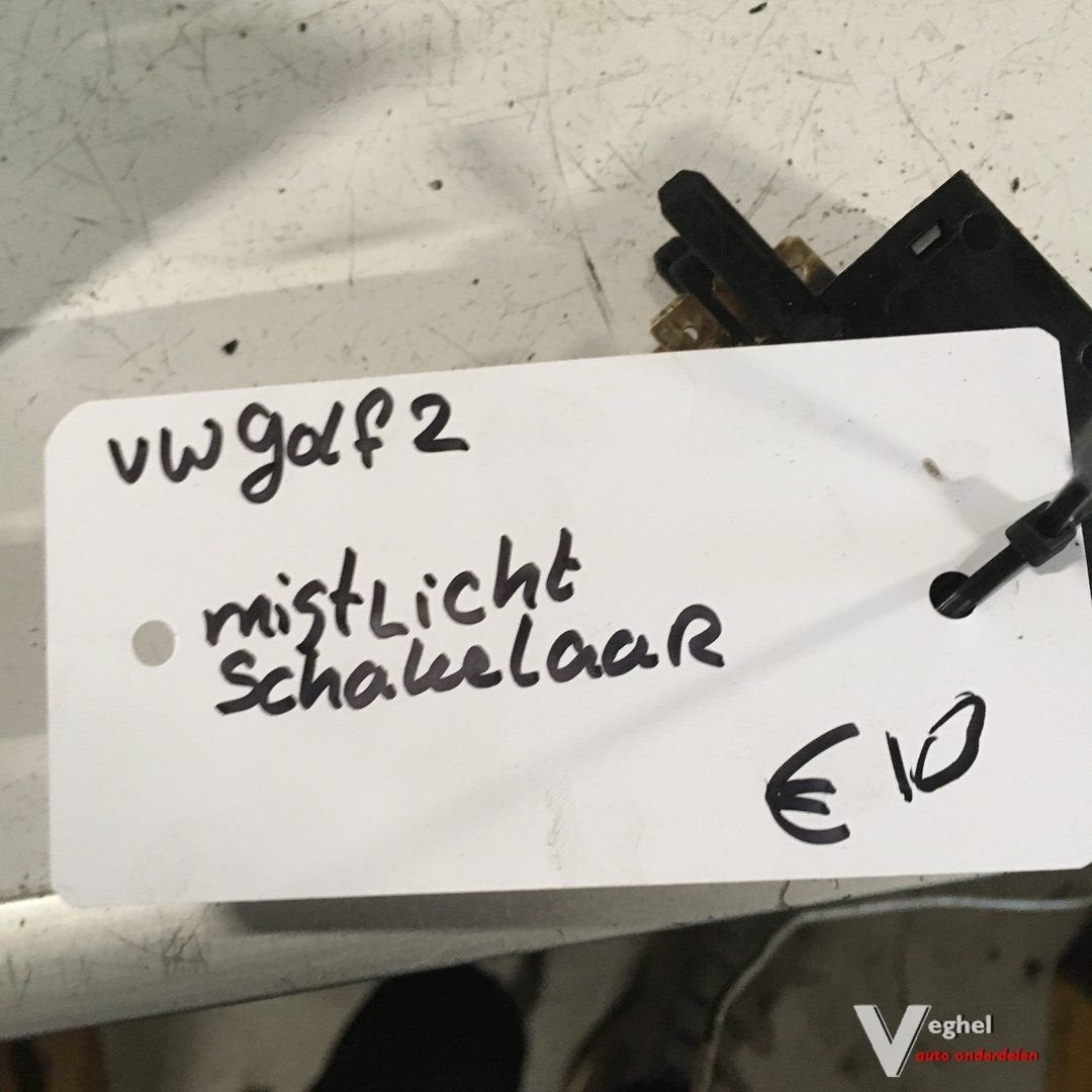 Vw Golf 2 1987  Mistlichtschakelaar, Gebruikt, -, -, Ophalen of Verzenden