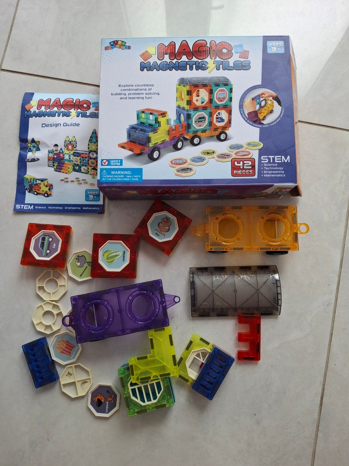 magnetic tiles, Kinderen en Baby's, Ophalen of Verzenden