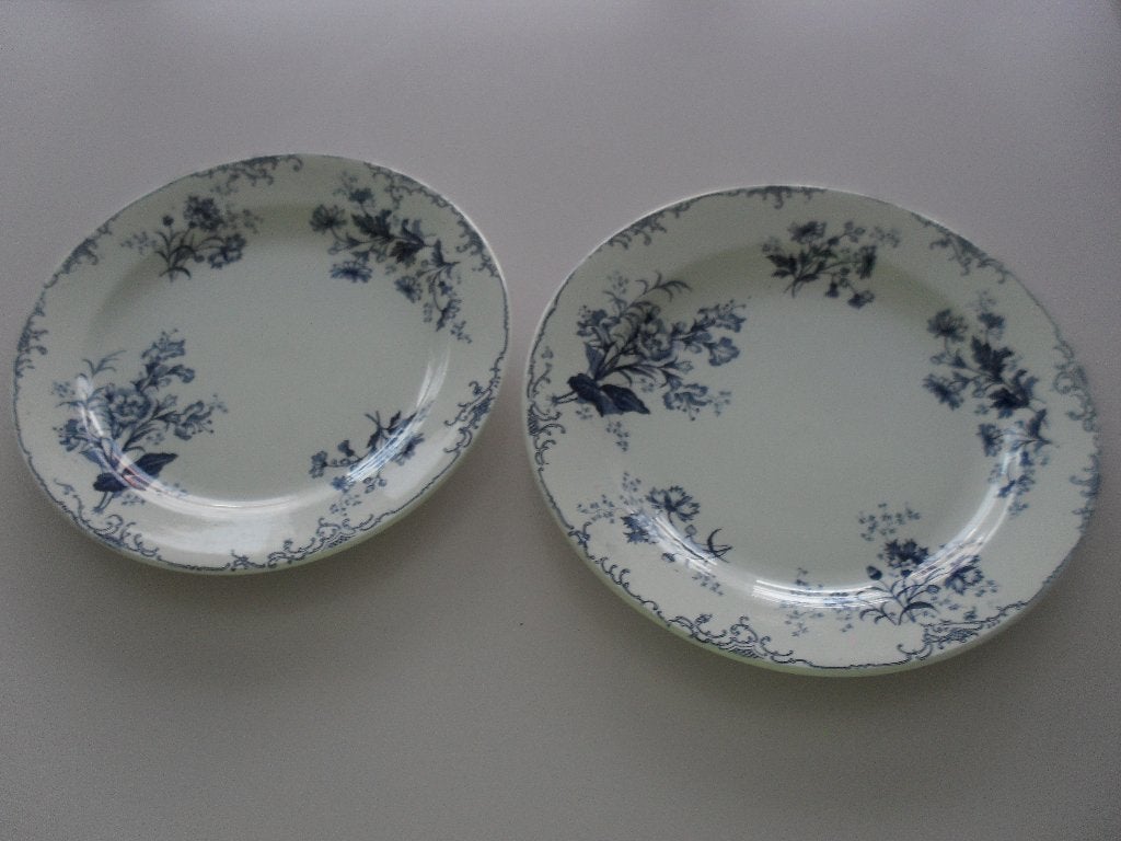 2 PLATS BOCH FRERES WEIGELIA, Antiquités & Art, Antiquités | Céramique & Poterie, Enlèvement ou Envoi