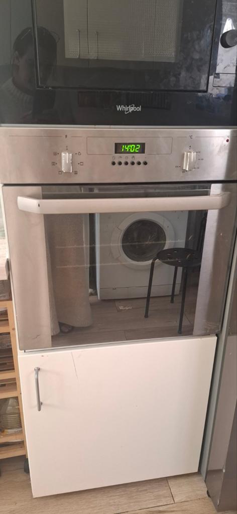 Ingebouwde oven, Elektronische apparatuur, Ovens, Ophalen of Verzenden, Gebruikt, Whirlpool, Heteluchtoven