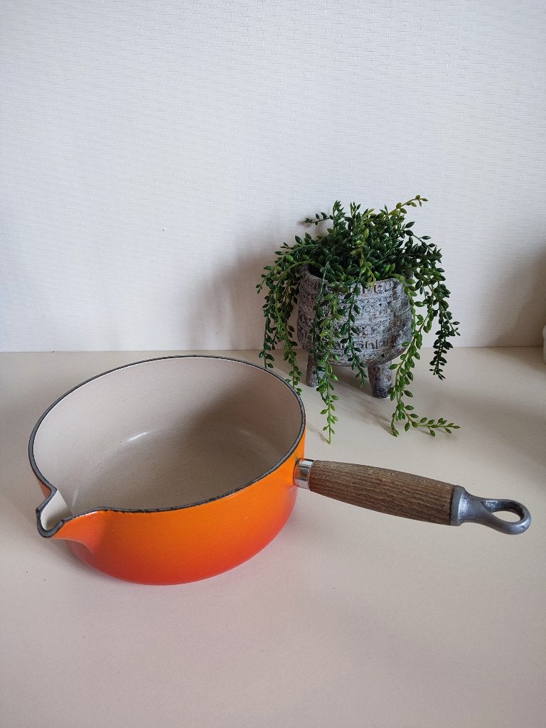 Casserole Le Creuset réf. 20, en fonte, Enlèvement ou Envoi, Le Creuset, Utilisé, Autres types