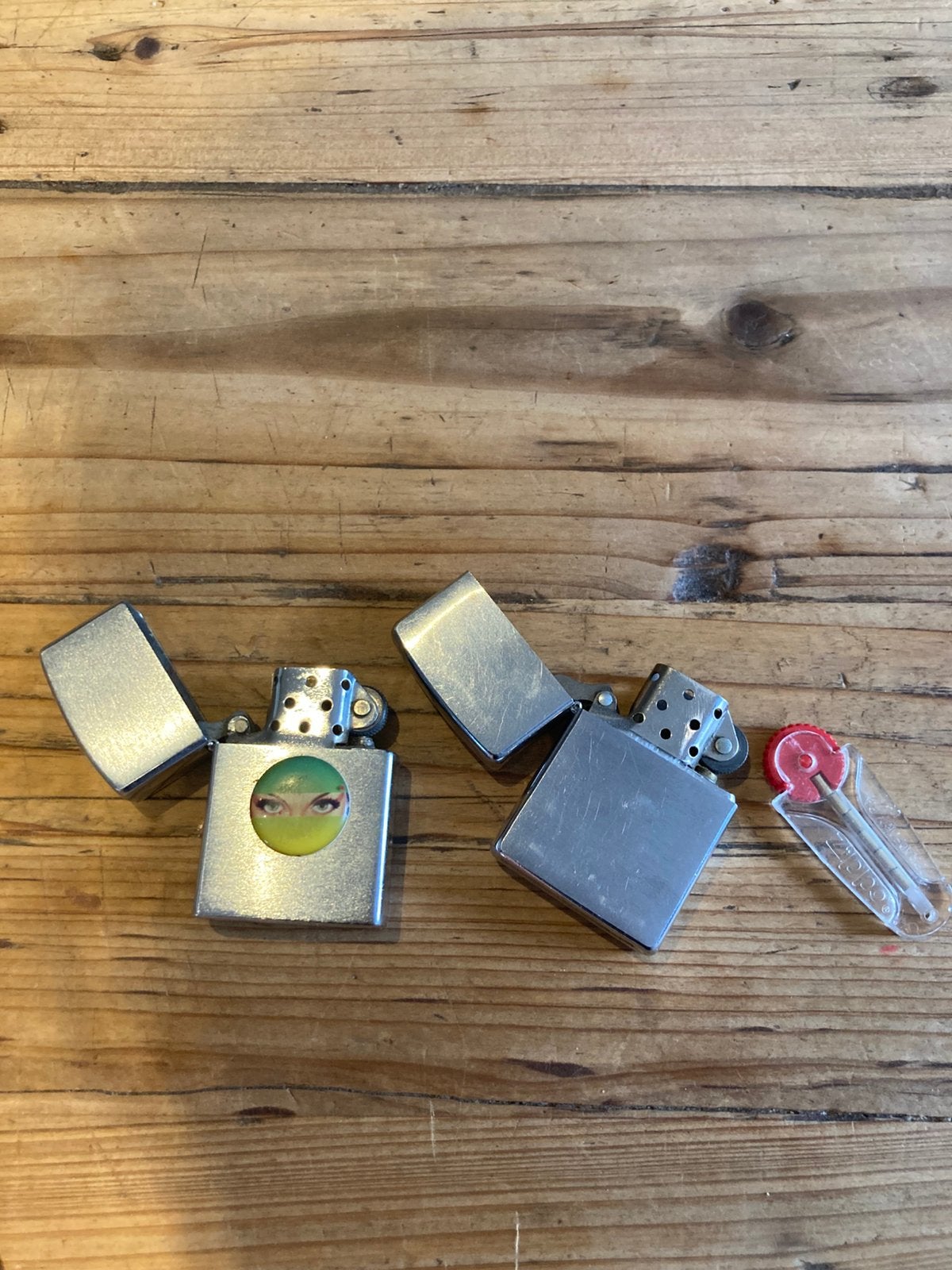 Zippo aansteker, Ophalen, Gebruikt, Aansteker
