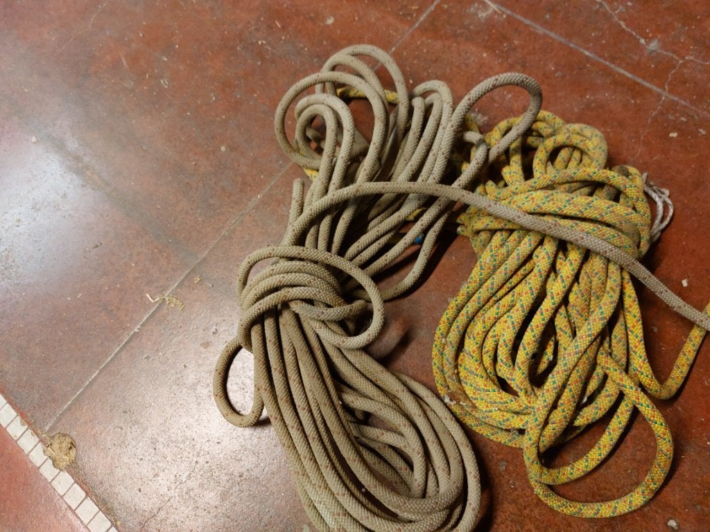 2 cordes, Enlèvement, Utilisé, Textile, Outillage ou Accessoires