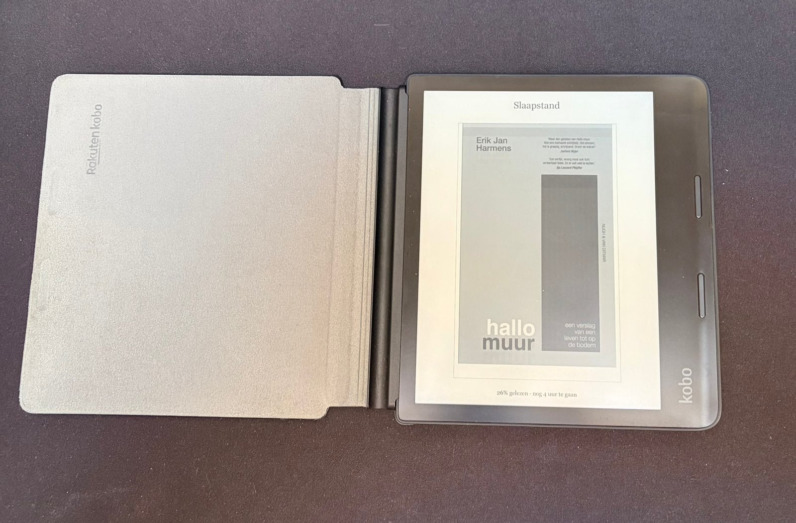 Kobo Sage E-reader met power cover, Ophalen, Zo goed als nieuw