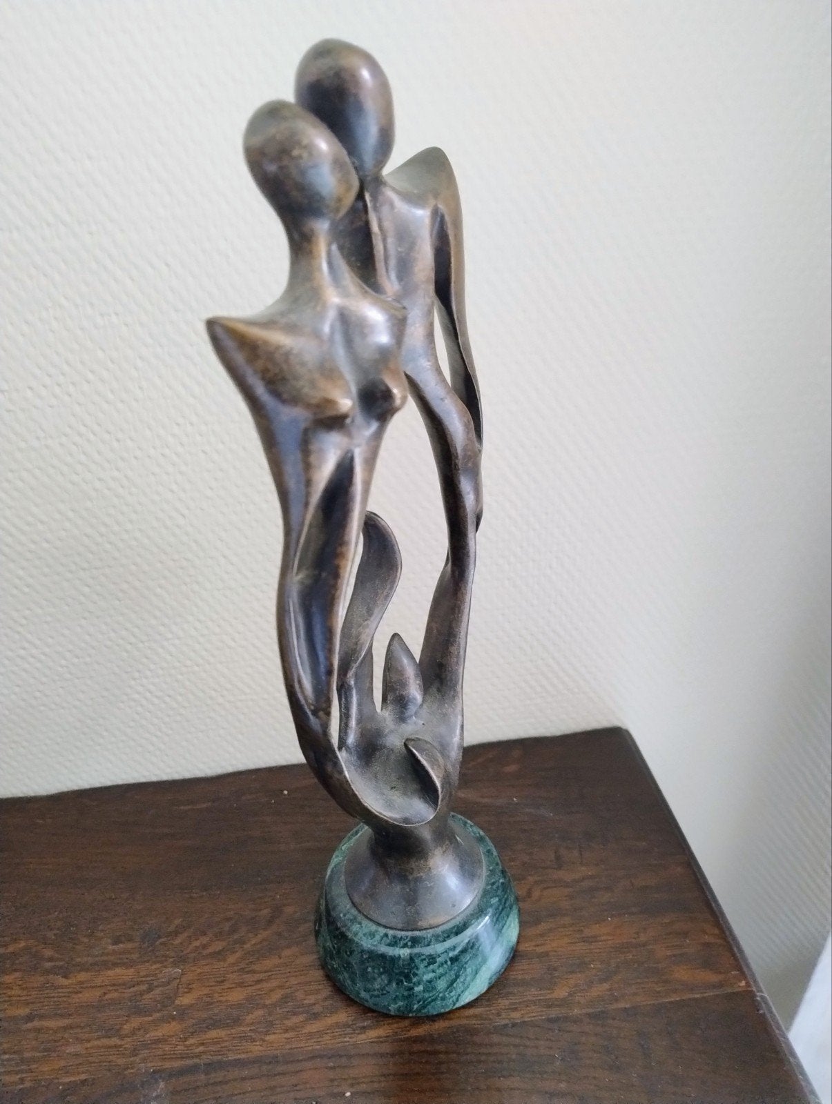 statue en bronze, Sur socle, Brons, Enlèvement, 20 - 50 cm