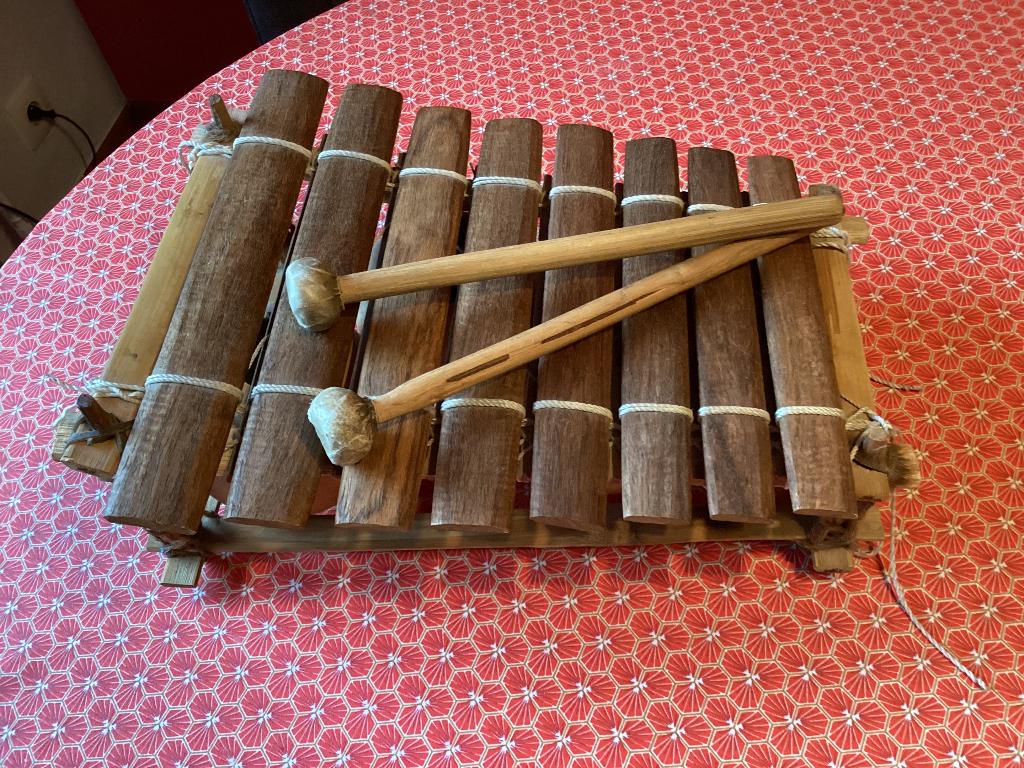 Xylophone Ghanéens 8 lames, Musique & Instruments, Enlèvement, Comme neuf, Percussion mélodique