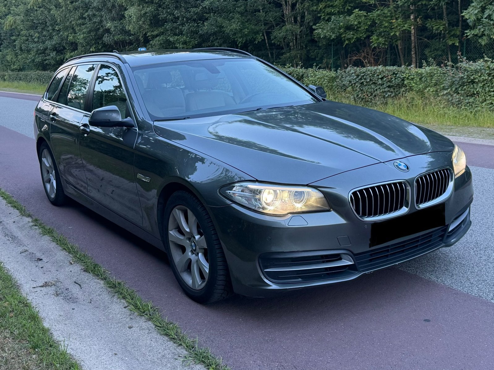 BMW 518d Touring Automaat – Leder – Navi Pro – Panodak, Auto's, BMW, Particulier, Te koop, 5 Reeks, ABS, Airbags, Airconditioning