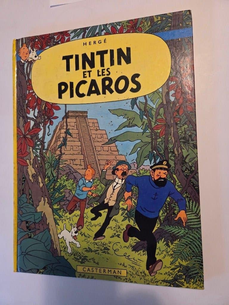 Oud Kuifje-album: 'TinTin et les Picaros', Boeken, Gelezen, Eén stripboek, Ophalen of Verzenden, Hergé