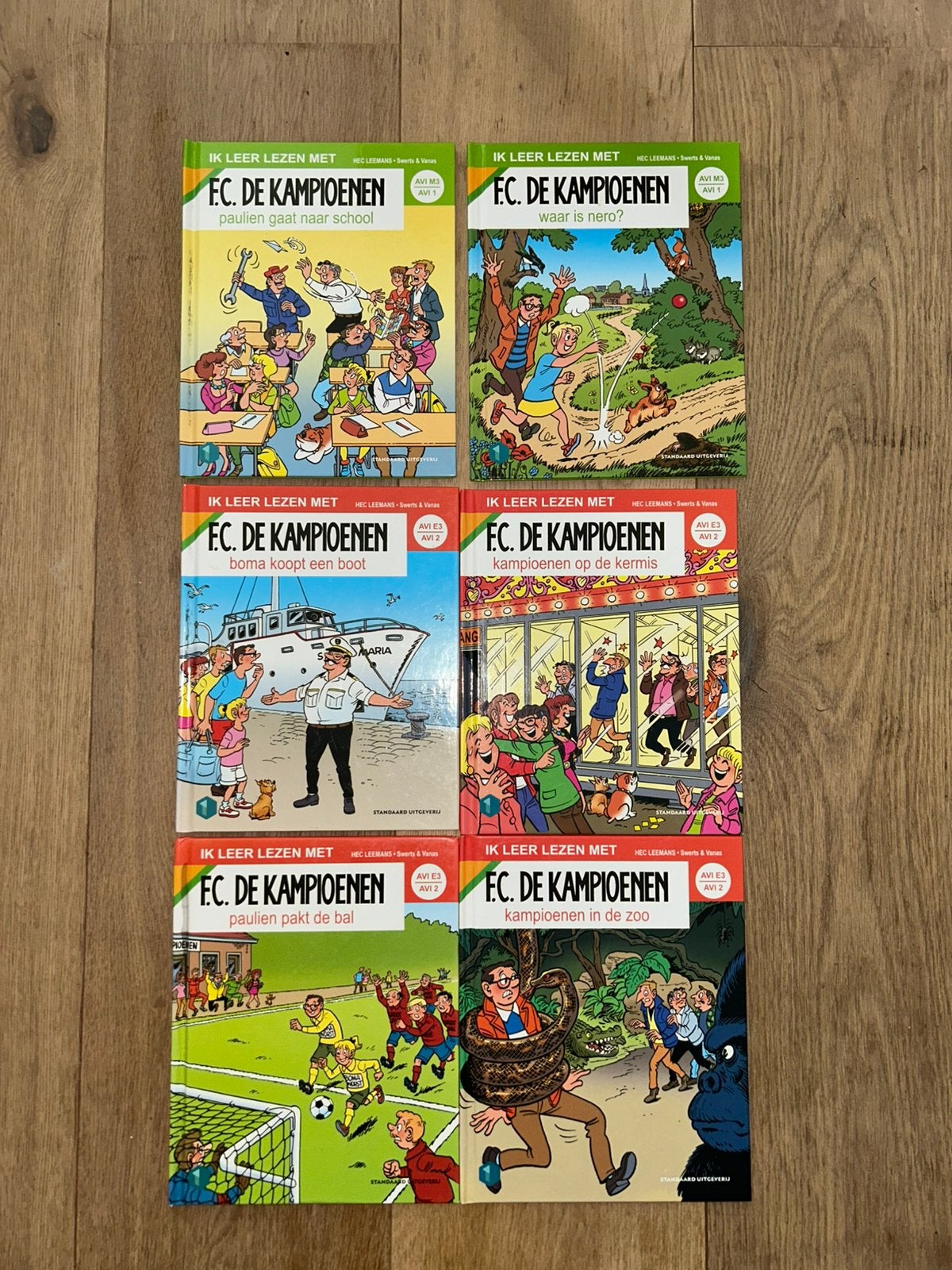 Fc de kampioenen leesboekjes avi m3 en e3, Enlèvement ou Envoi, Comme neuf
