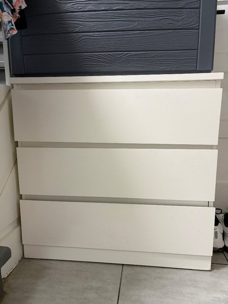 Commode IKEA blanche, Maison & Meubles, Enlèvement, Comme neuf