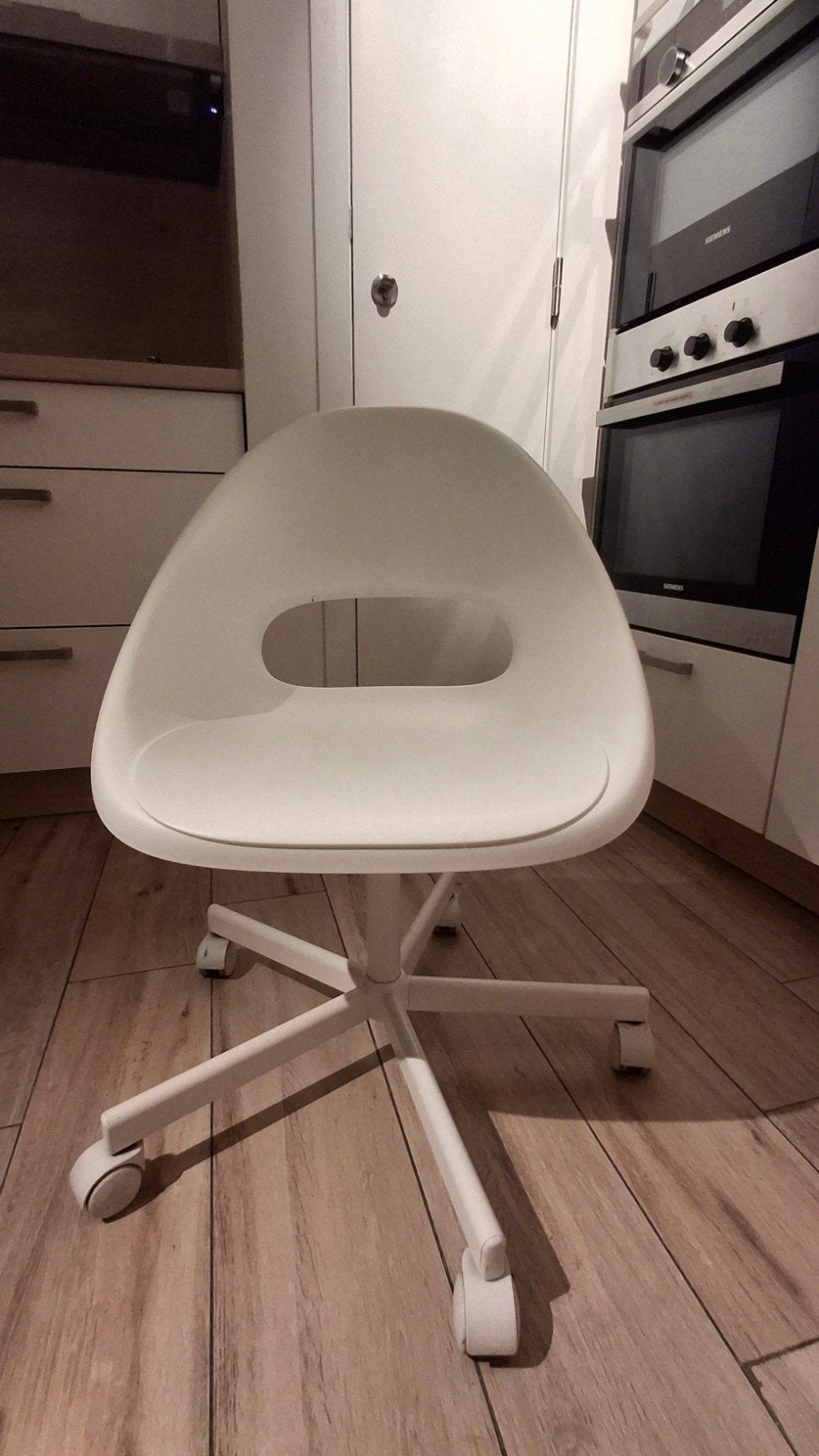 ikea bureaustoel, Maison & Meubles, Enlèvement, Utilisé, Blanc, Chaise de bureau
