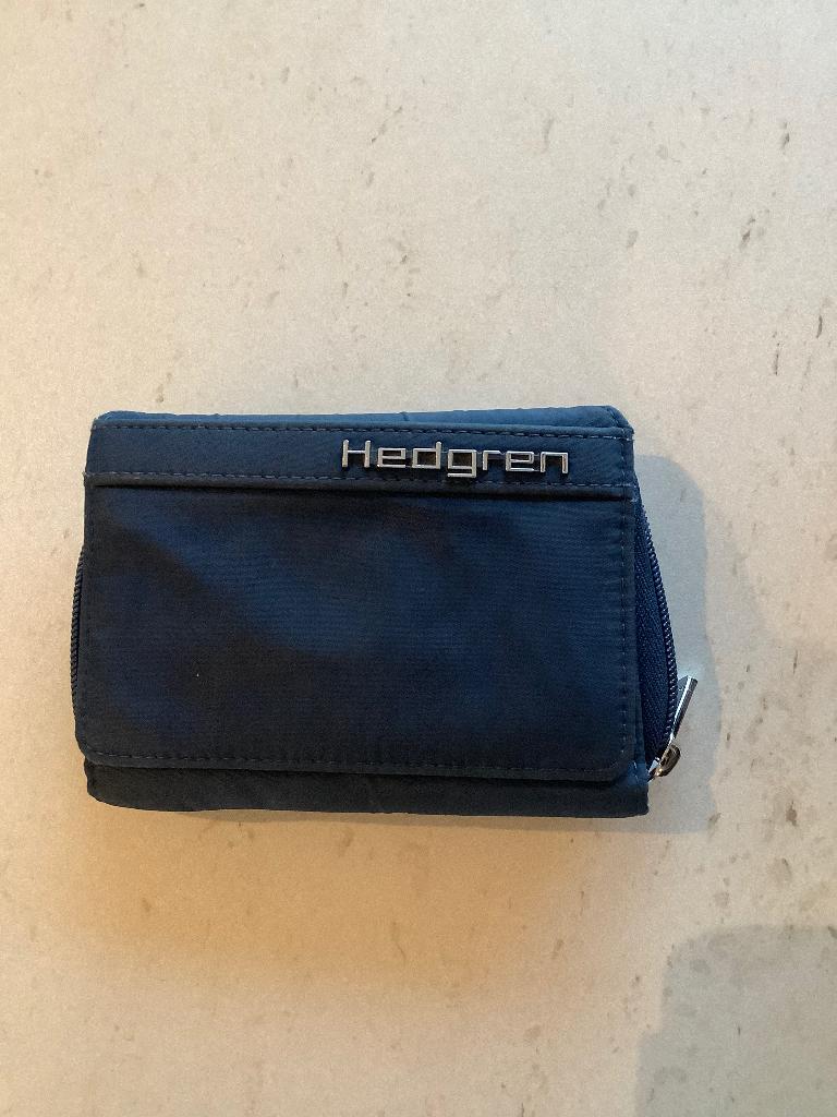 Hedgren blauwe portefeuille, Enlèvement ou Envoi, Comme neuf, Bleu, Autres marques